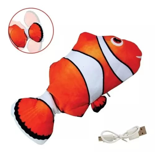 Miniatura 3 de Juguete electrico para gatos pescado